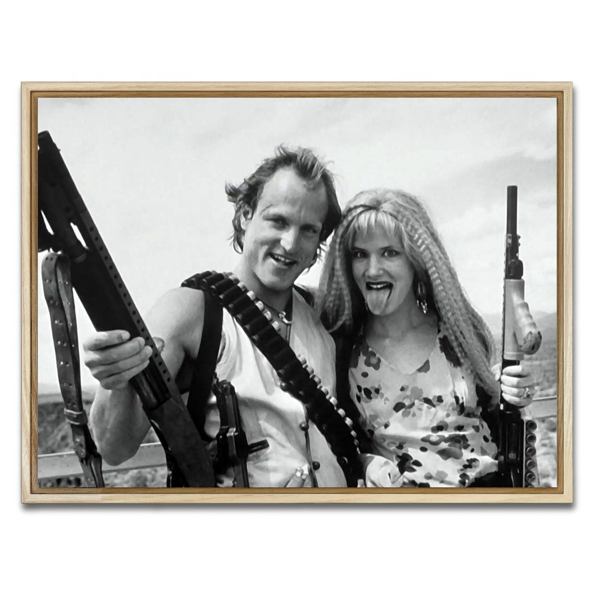 AUTO-MOCKUP WHITE | Natural Born Killers | 1 Piece | Natural Framed Canvas | group=4x3