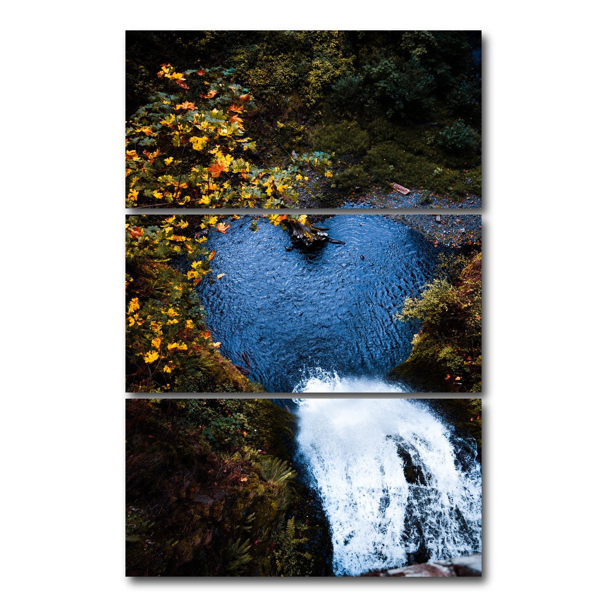 AUTO-MOCKUP WHITE | Nature Love | 3 Piece | Gallery Wrap Canvas | group=12x24_stacked