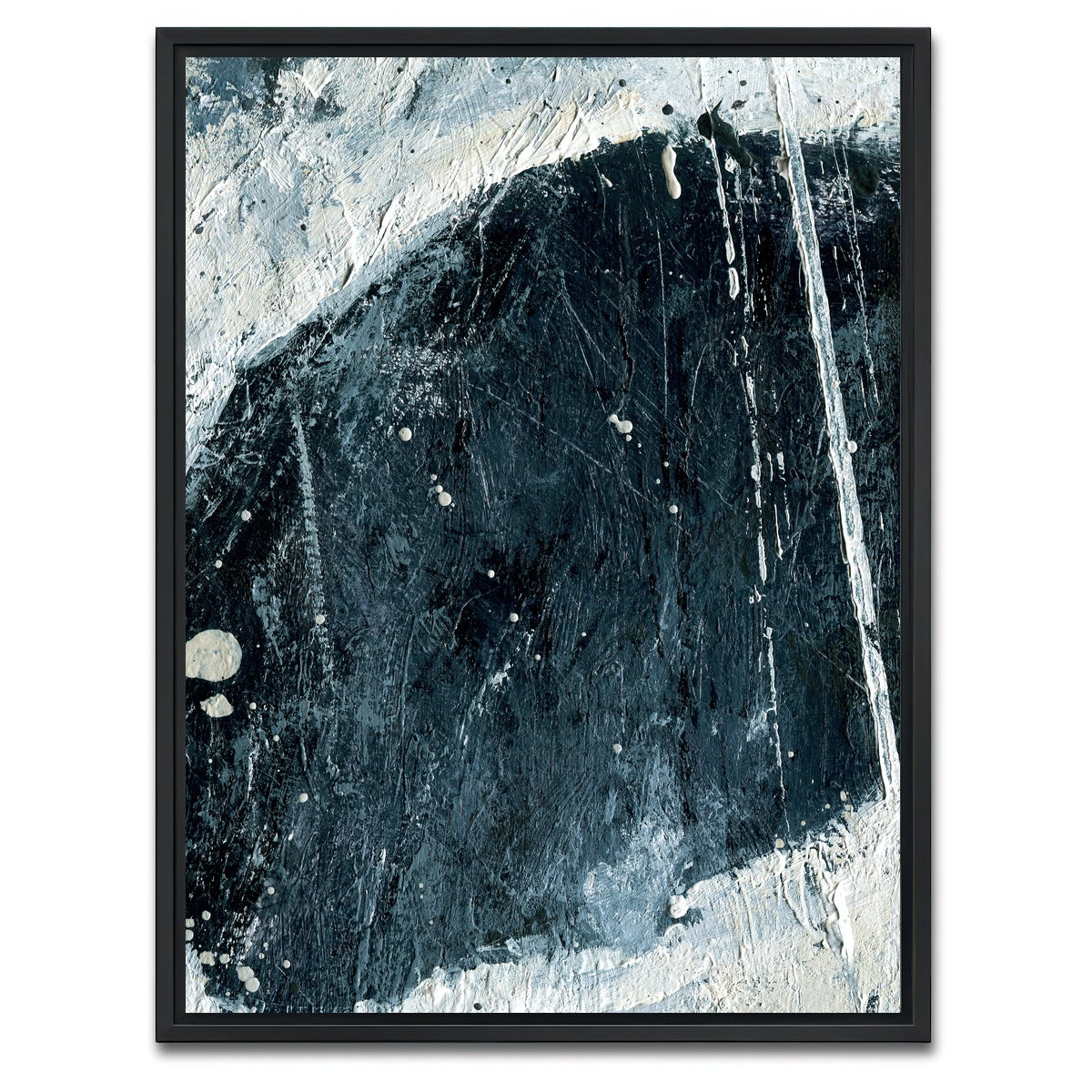 AUTO-MOCKUP WHITE | Navy Hole | 1 Piece | Black Framed Canvas | group=3x4