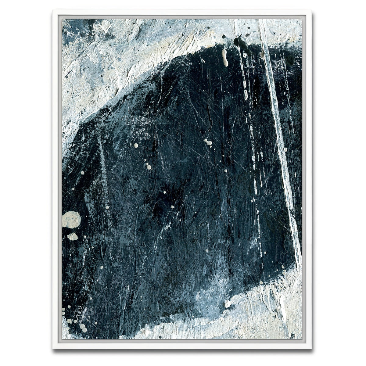 AUTO-MOCKUP WHITE | Navy Hole | 1 Piece | White Framed Canvas | group=3x4