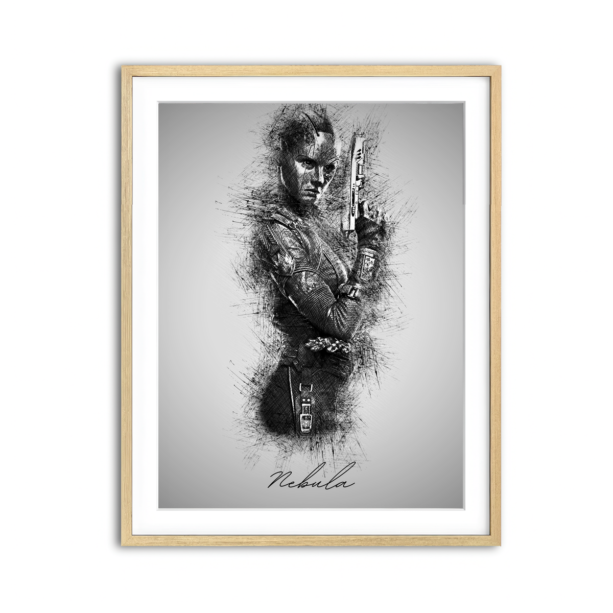 Framed Print 3x4 Natural