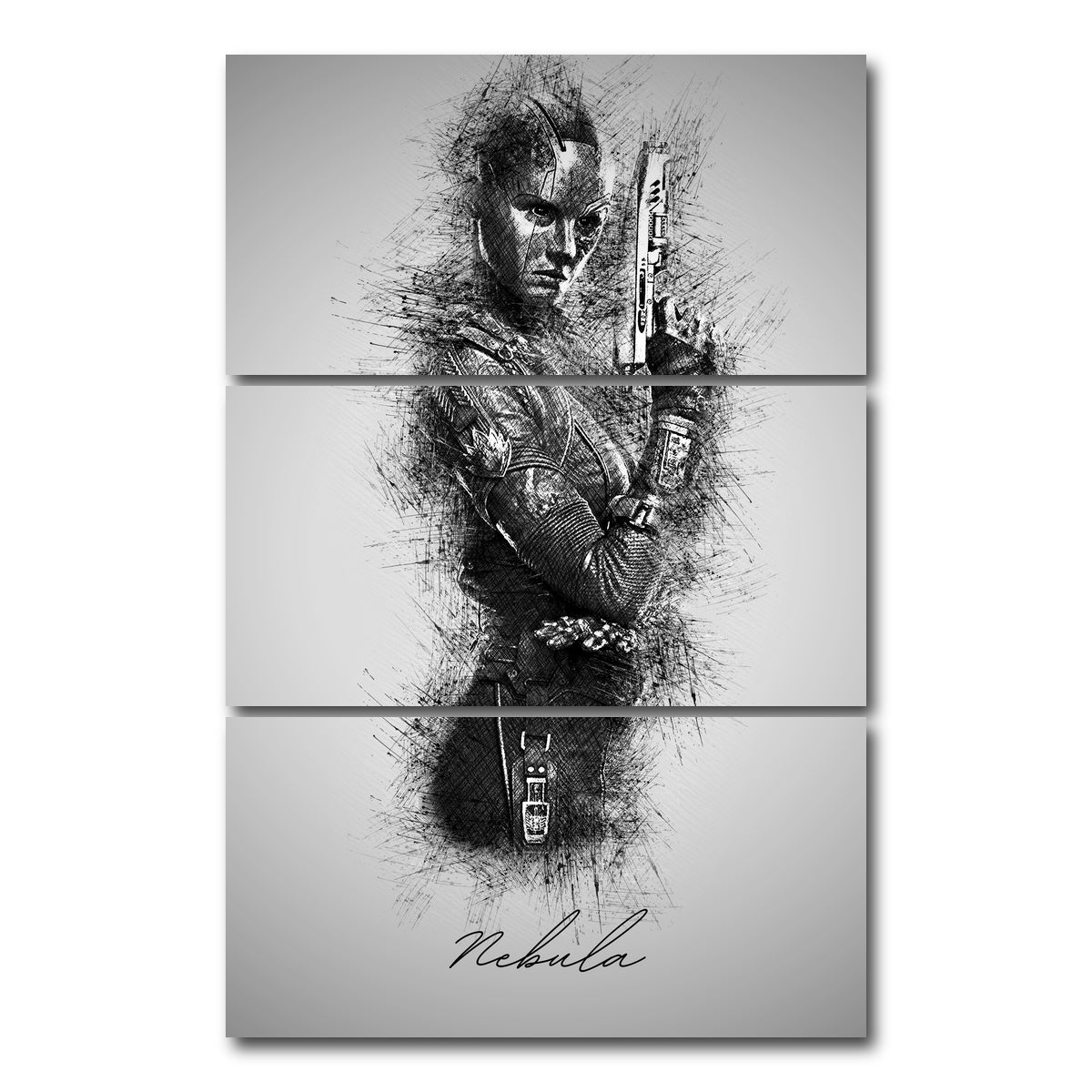 AUTO-MOCKUP WHITE | Nebula | 3 Piece | Gallery Wrap Canvas | group=12x24_stacked