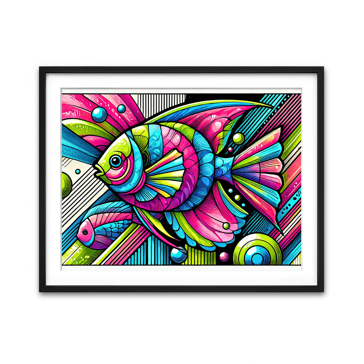 Framed Print 4x3 Black