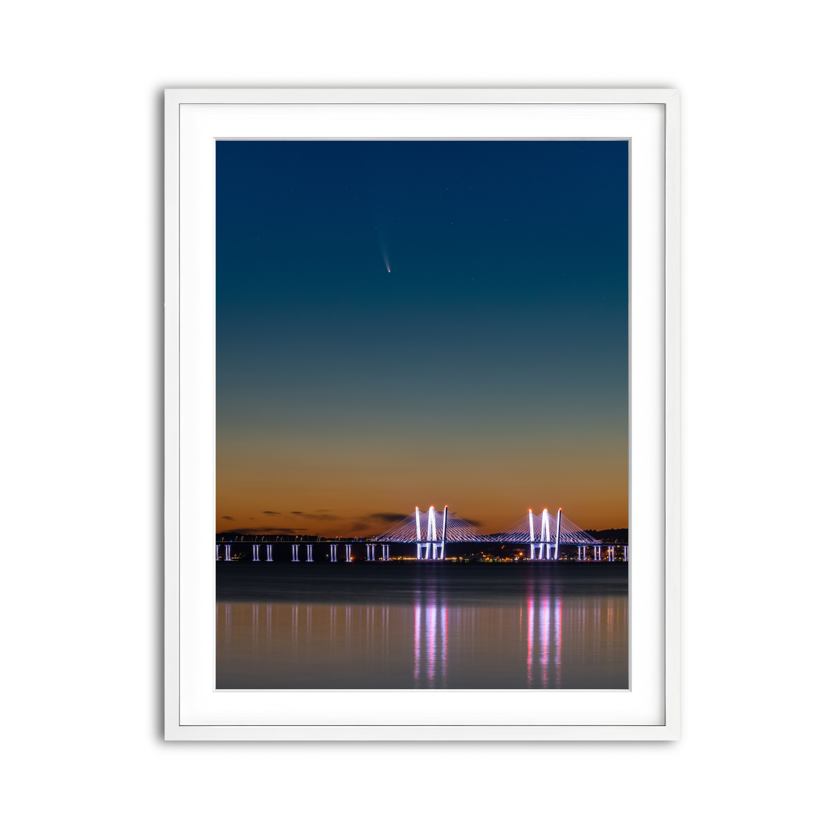 Framed Print 3x4 White