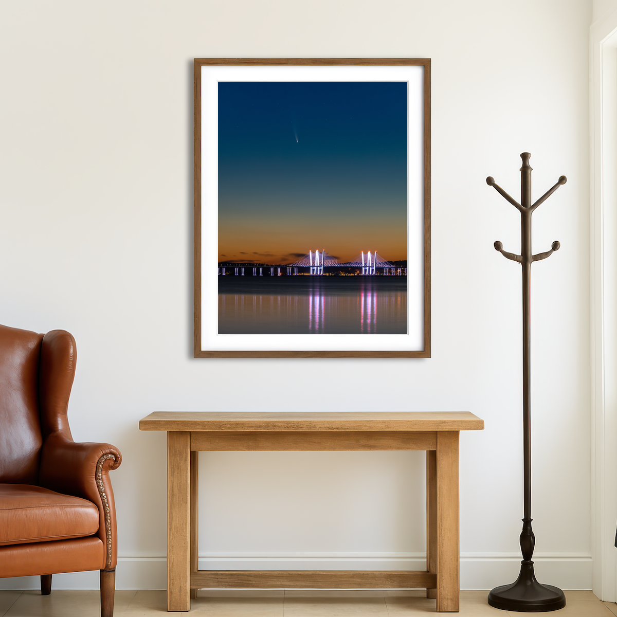AUTO-MOCKUP ROOM | Neowise Comet Wall Art