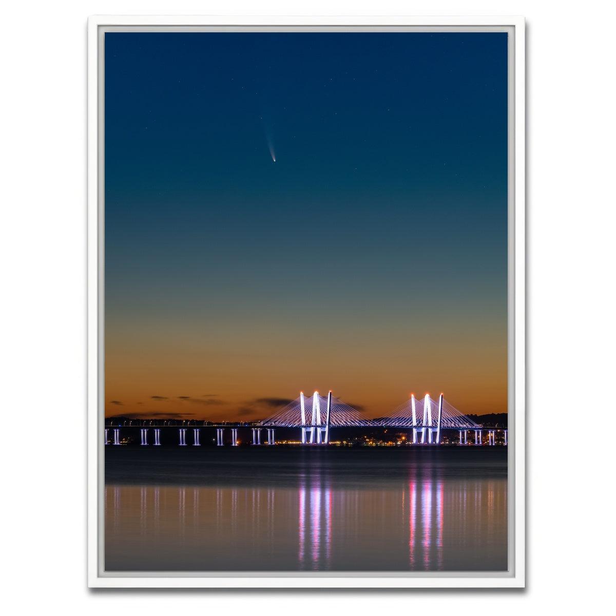 AUTO-MOCKUP WHITE | Neowise Comet | 1 Piece | White Framed Canvas | group=3x4