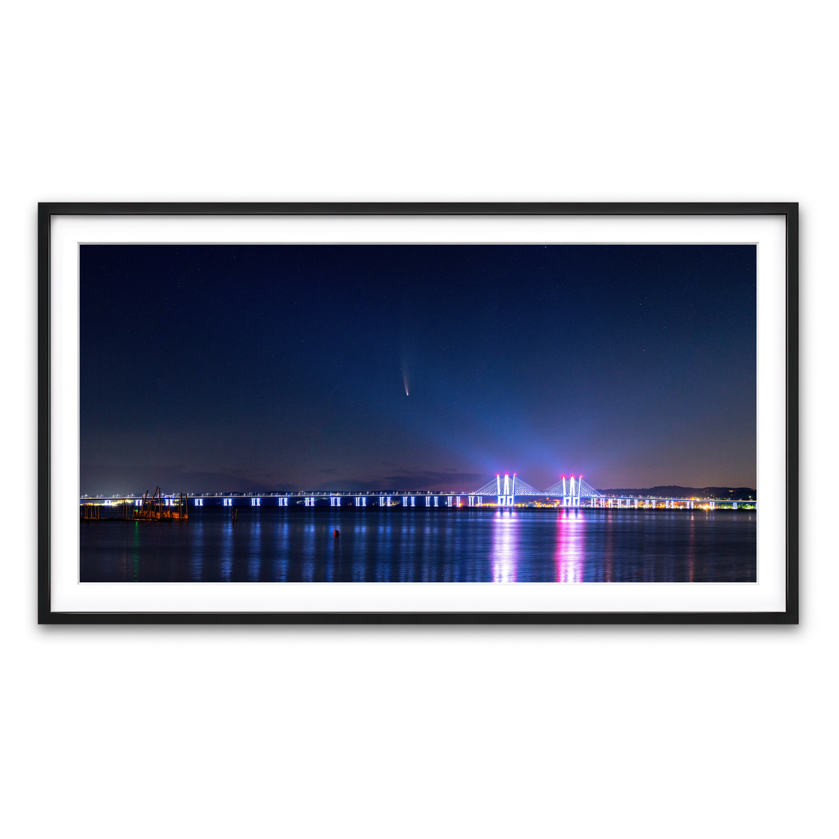 Framed Print 2x1 Black