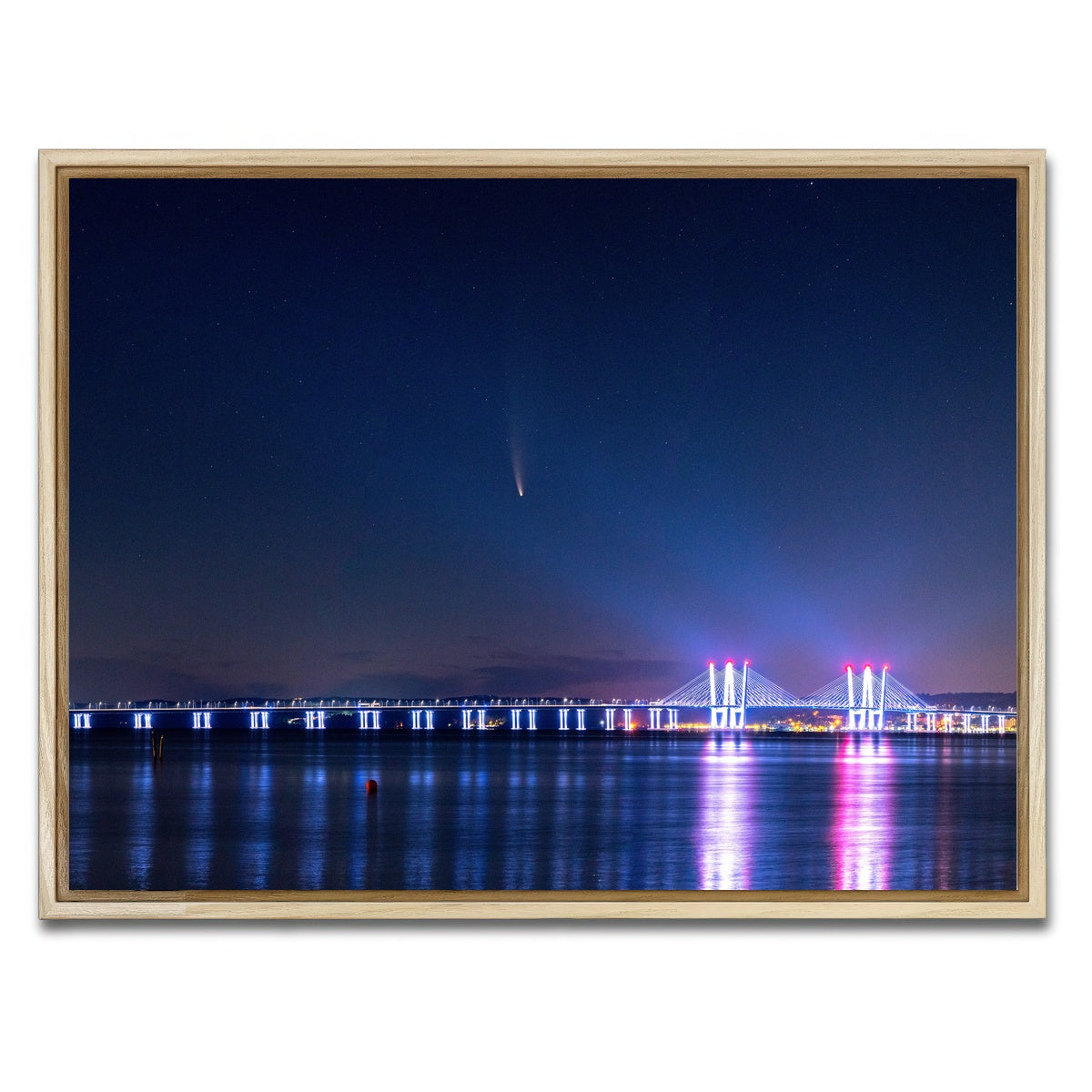 AUTO-MOCKUP WHITE | Neowise Panoramic | 1 Piece | Natural Framed Canvas | group=4x3