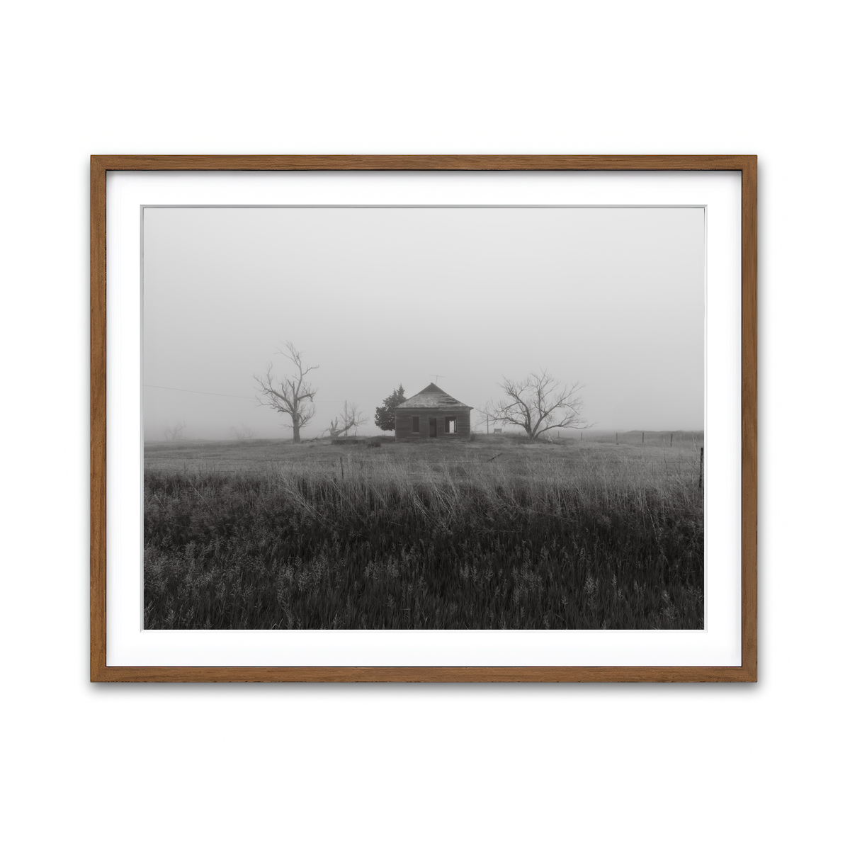 Framed Print 4x3 Walnut