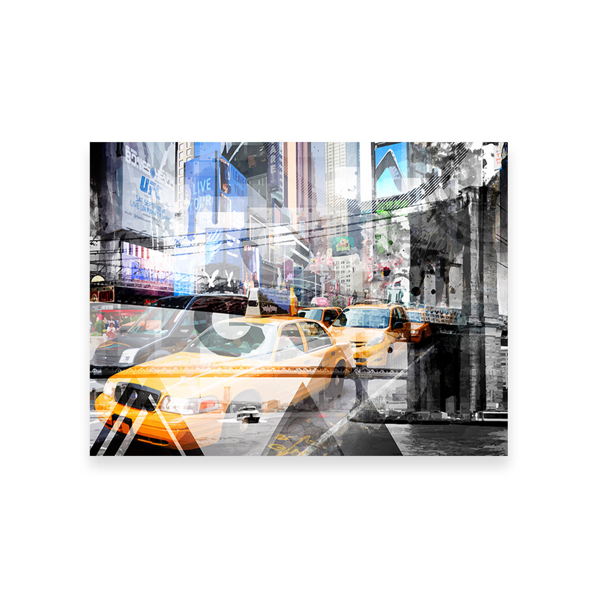 New York City Geometric Mix No. 9 Wall Art
