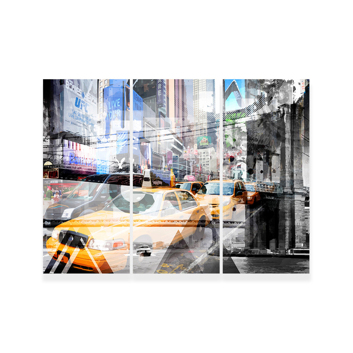 New York City Geometric Mix No. 9 Wall Art