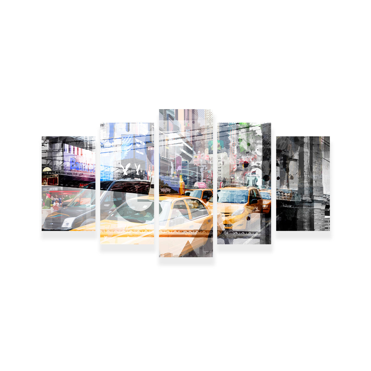 New York City Geometric Mix No. 9 Wall Art