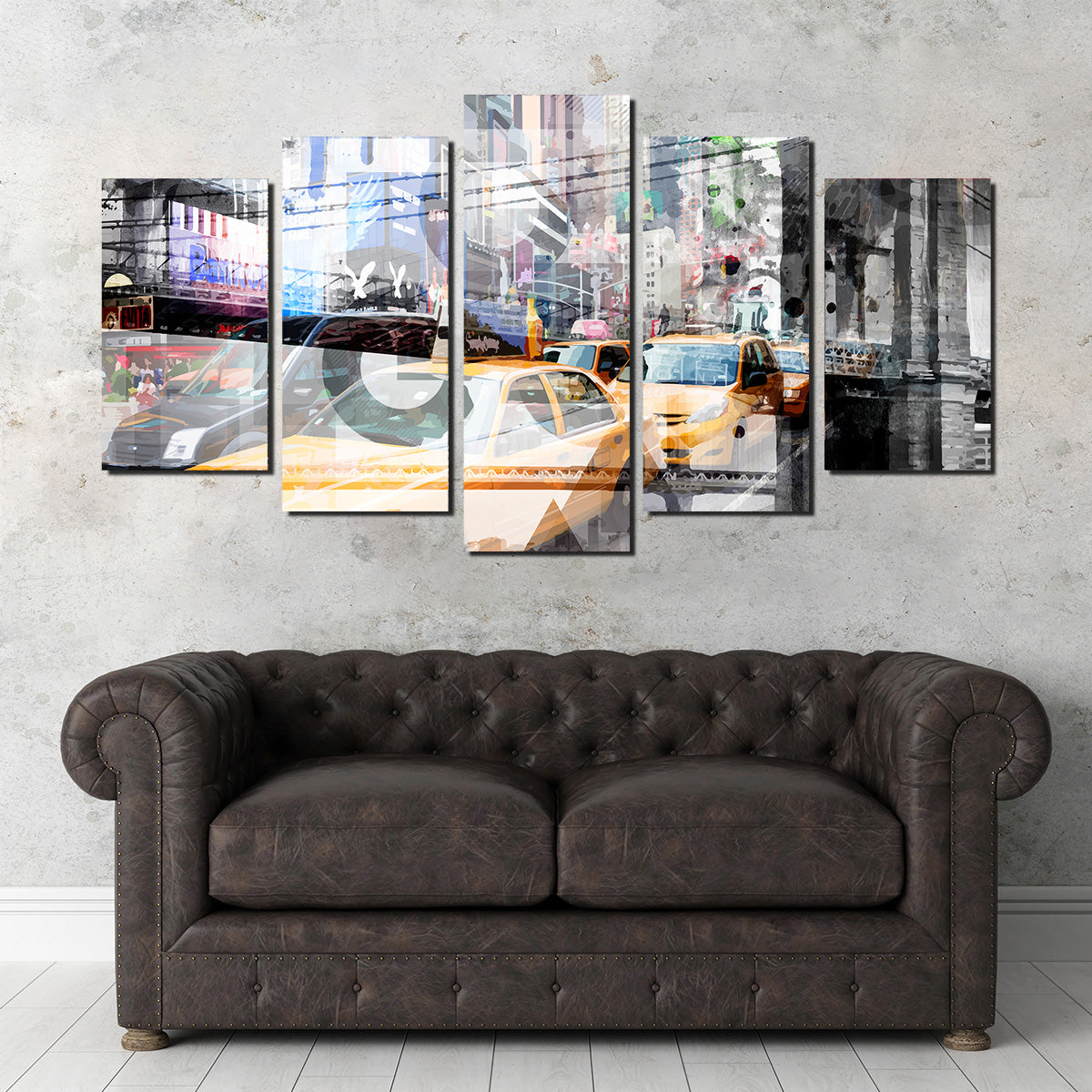 New York City Geometric Mix No. 9 Wall Art