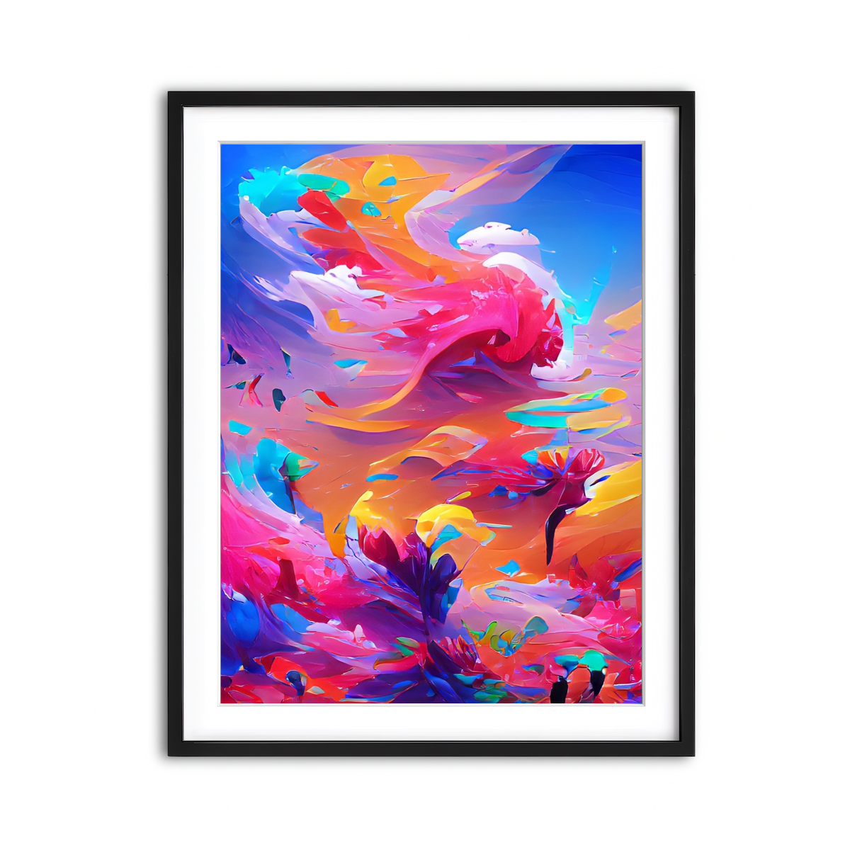 Framed Print 3x4 Black