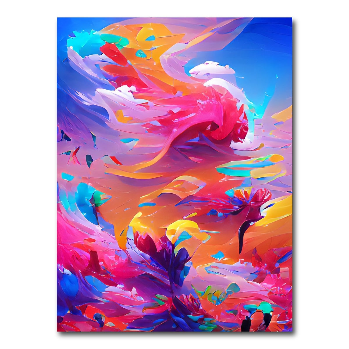 AUTO-MOCKUP WHITE | New World | 1 Piece | Gallery Wrap Canvas | group=3x4