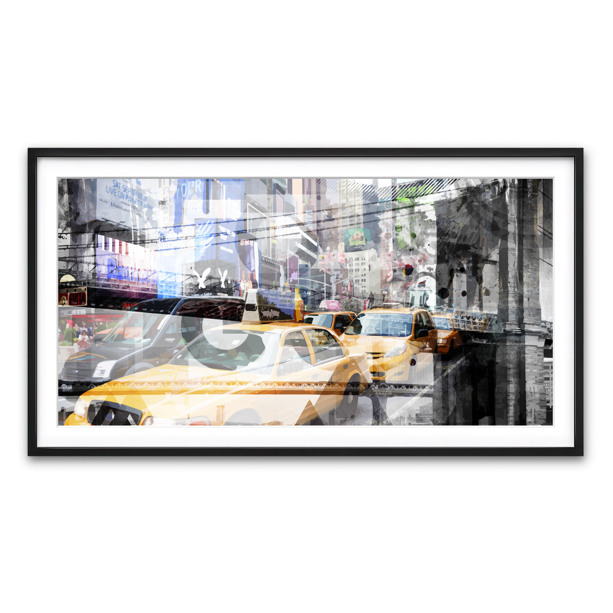 Framed Print 2x1 Black