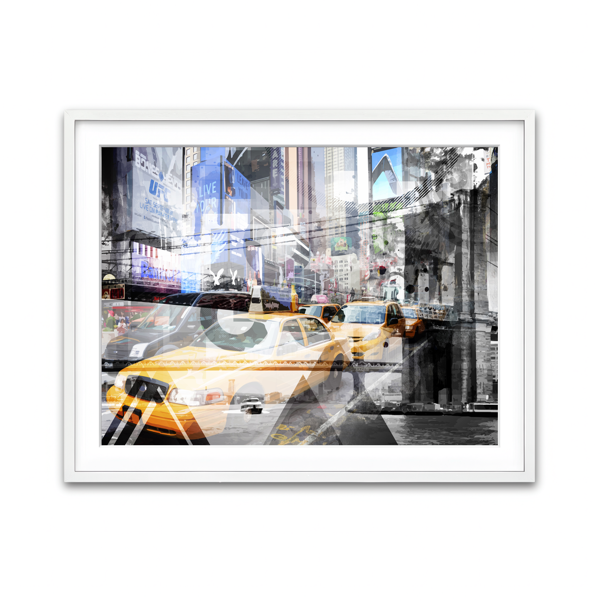 Framed Print 4x3 White