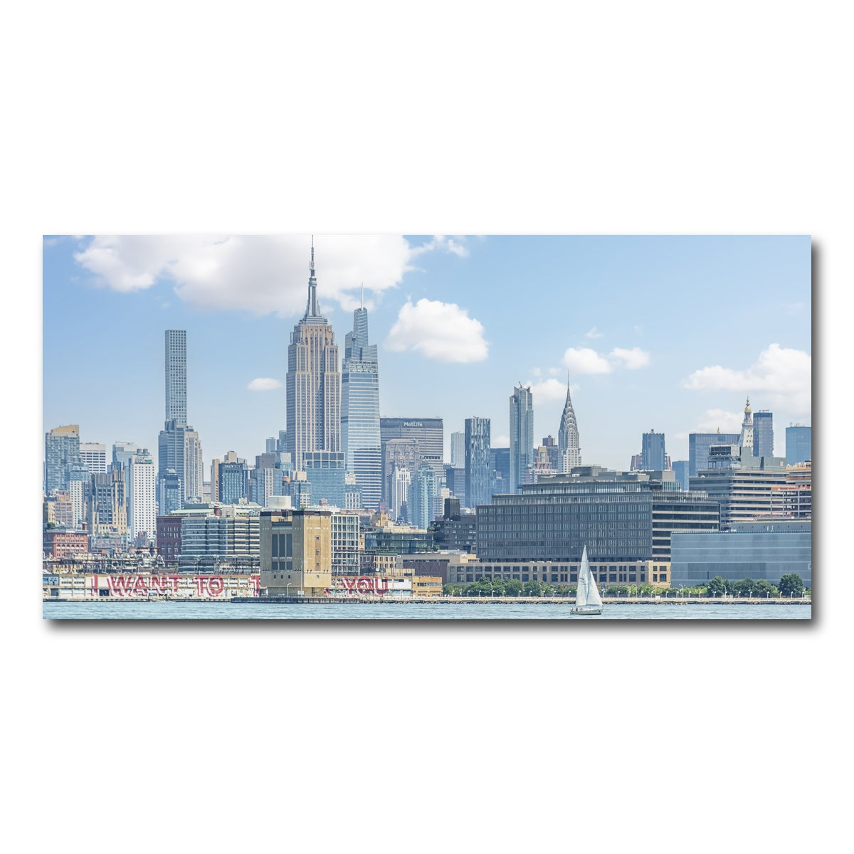 AUTO-MOCKUP WHITE | New York City | 1 Piece | Gallery Wrap Canvas | group=2x1