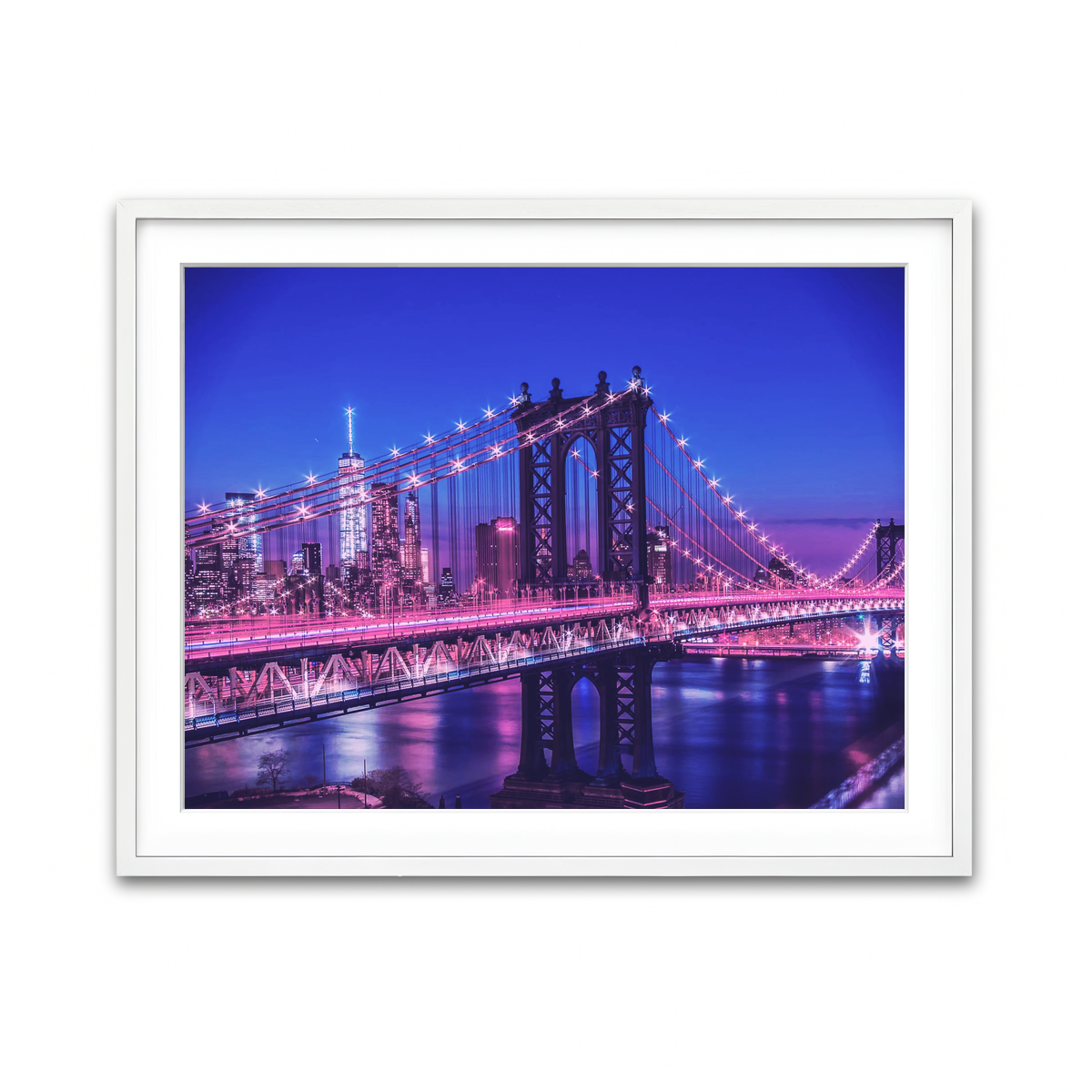 Framed Print 4x3 White