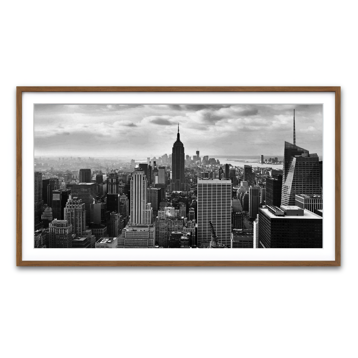 Framed Print 2x1 Walnut