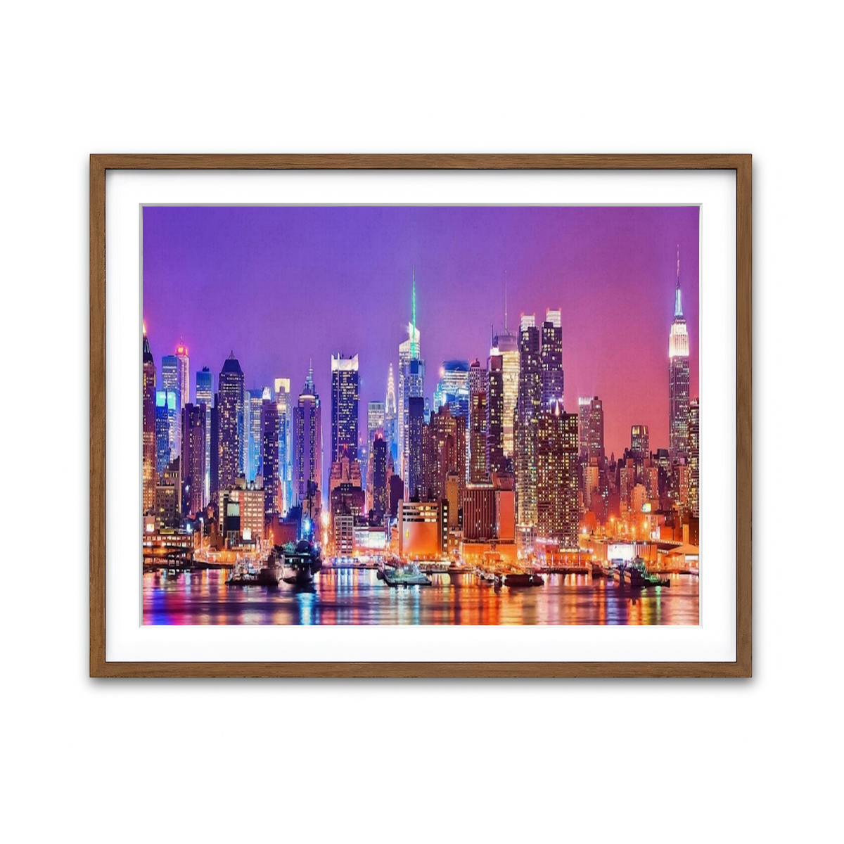 Framed Print 4x3 Walnut