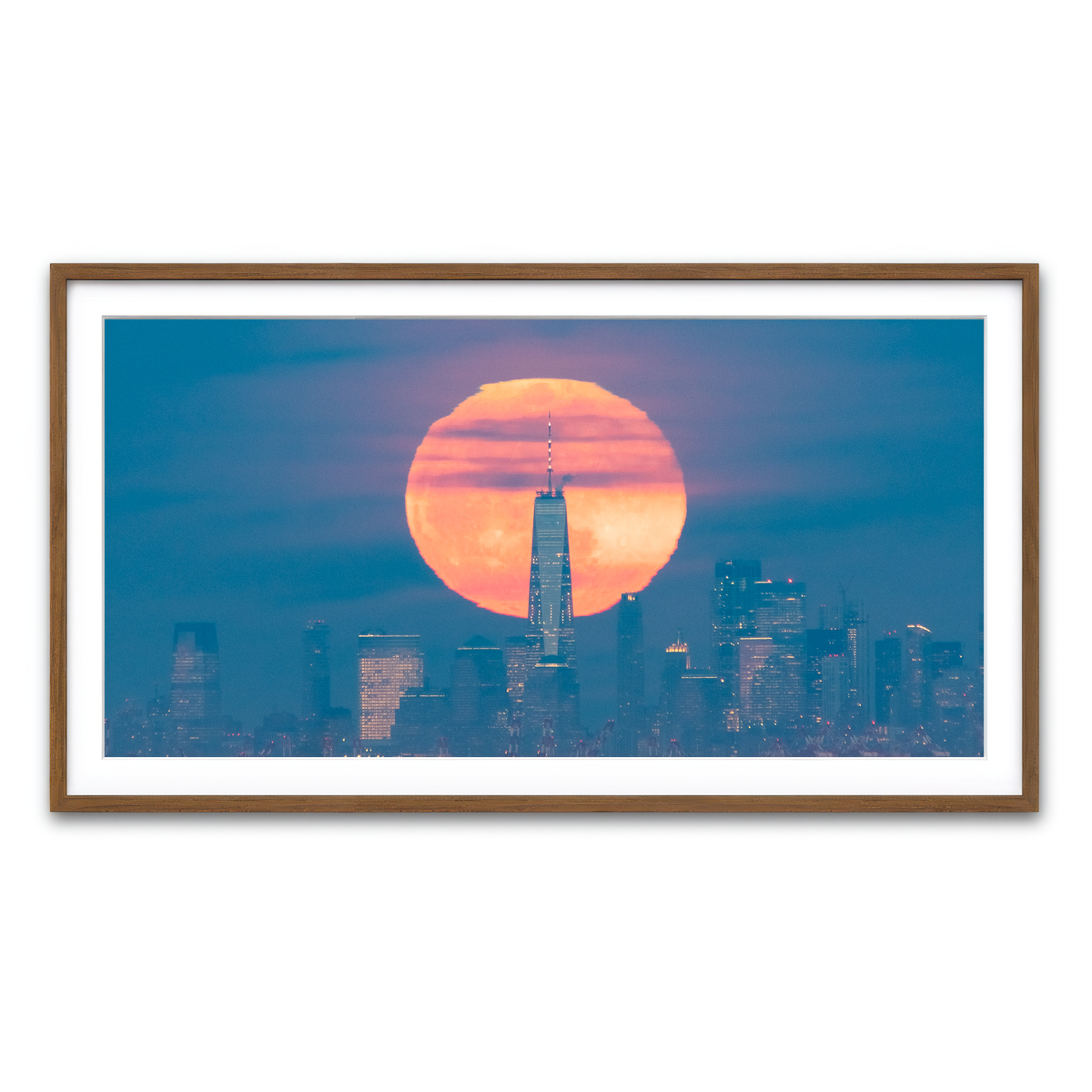 Framed Print 2x1 Walnut
