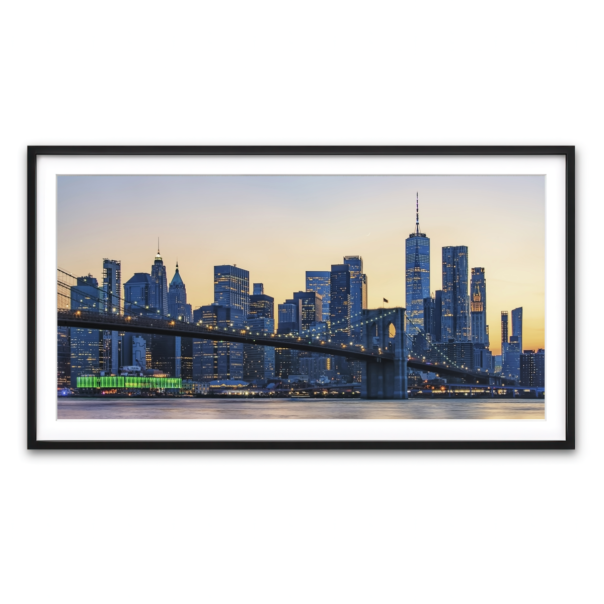 Framed Print 2x1 Black