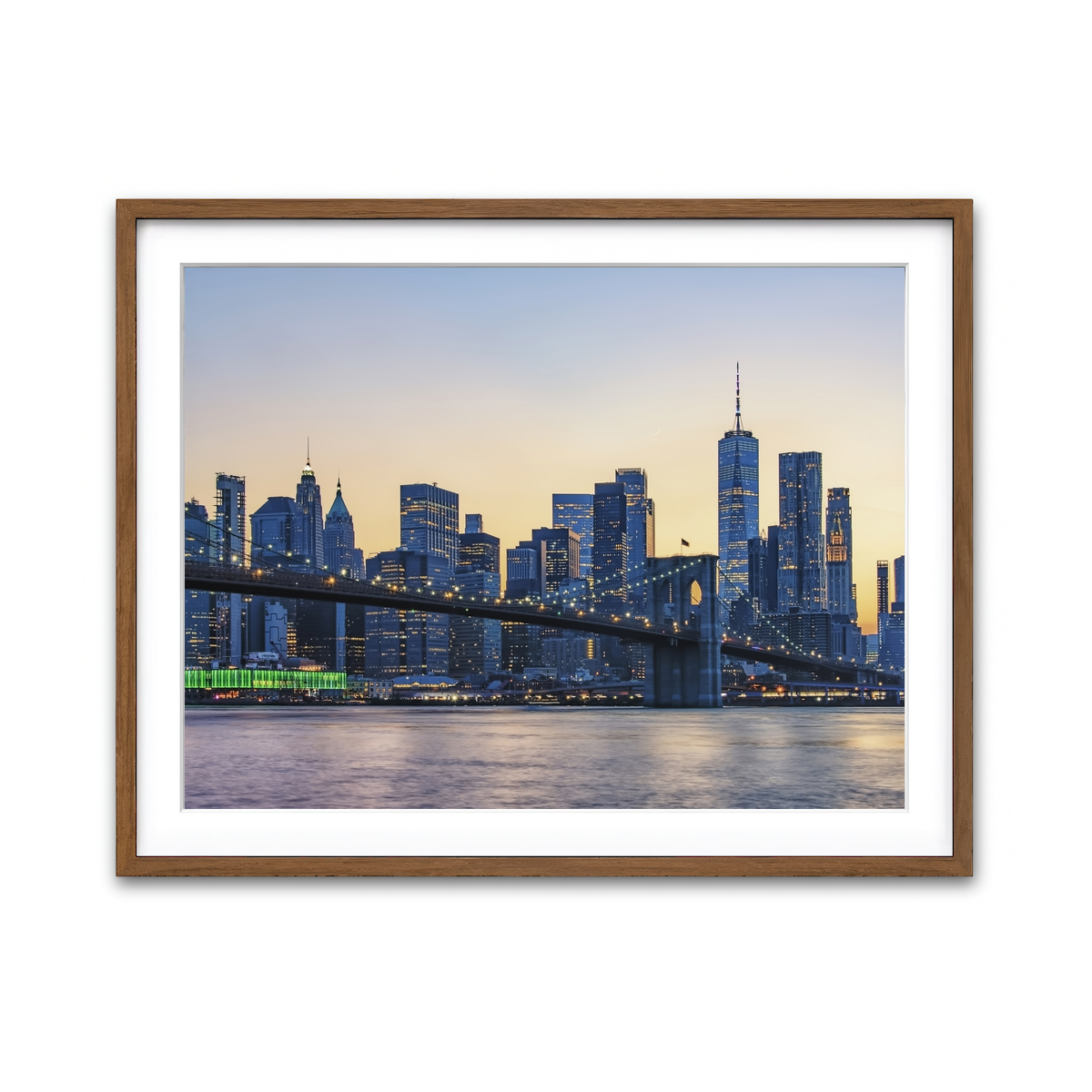 Framed Print 4x3 Walnut