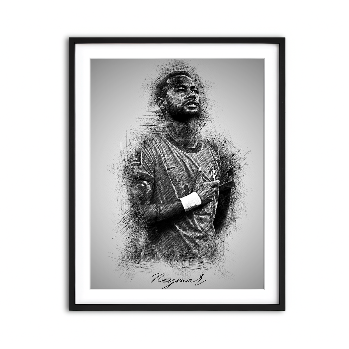 Framed Print 3x4 Black