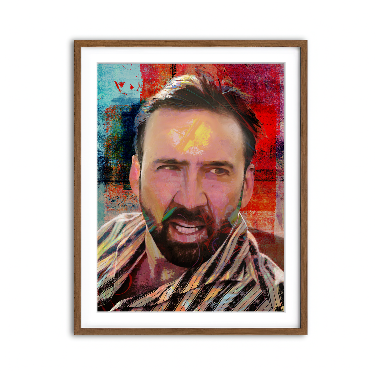 Framed Print 3x4 Walnut