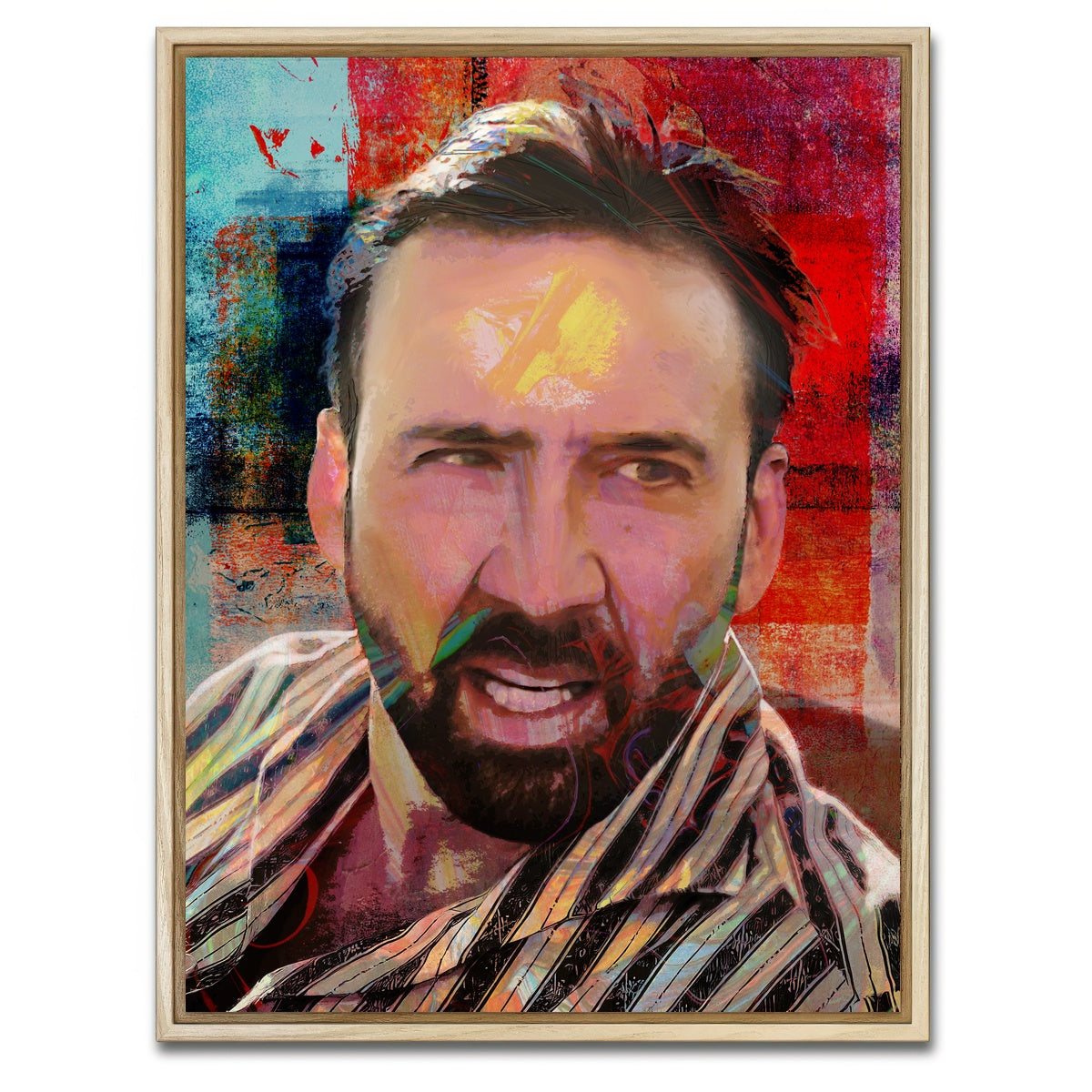 AUTO-MOCKUP WHITE | Nic | 1 Piece | Natural Framed Canvas | group=3x4