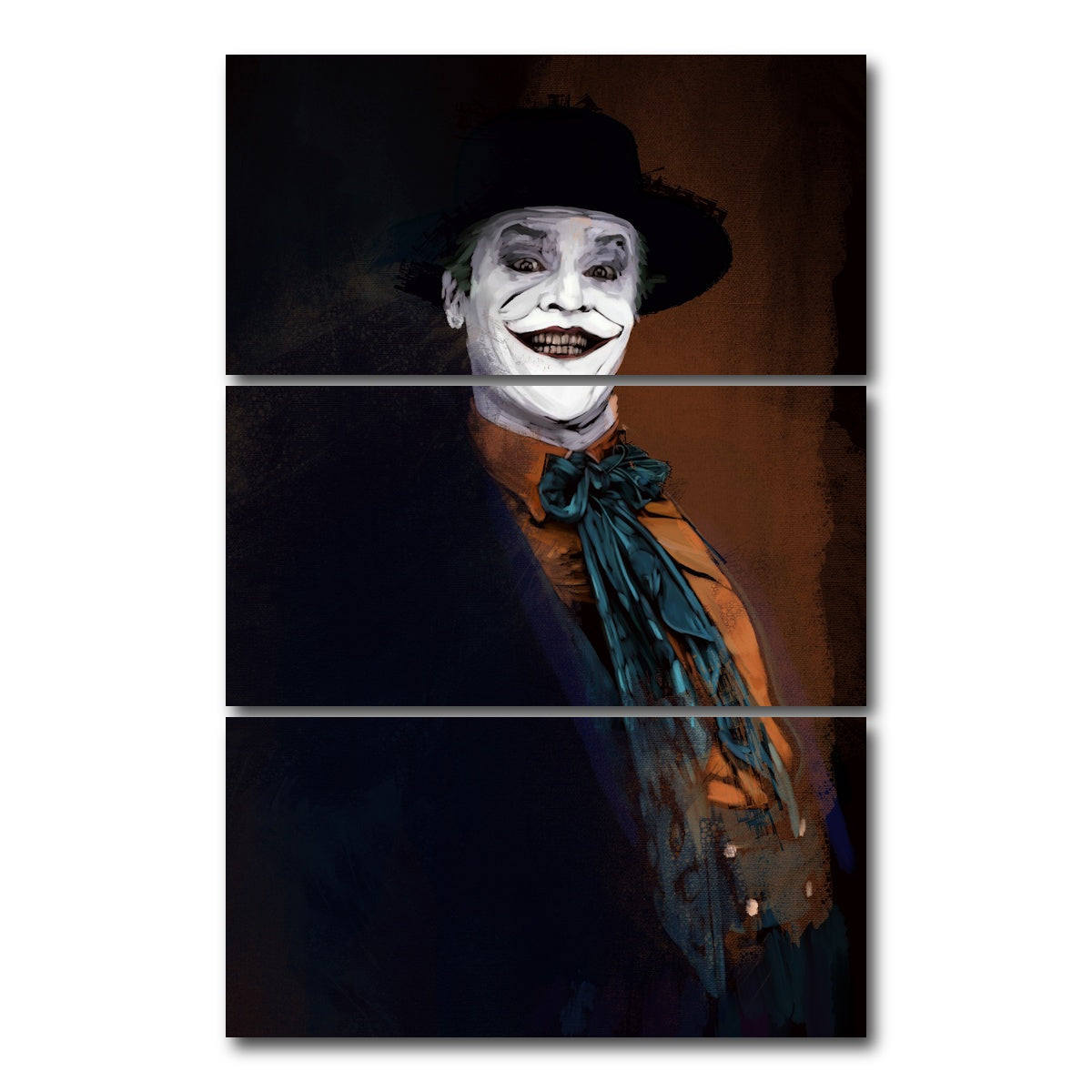 AUTO-MOCKUP WHITE | Nicholson Joker | 3 Piece | Gallery Wrap Canvas | group=12x24_stacked