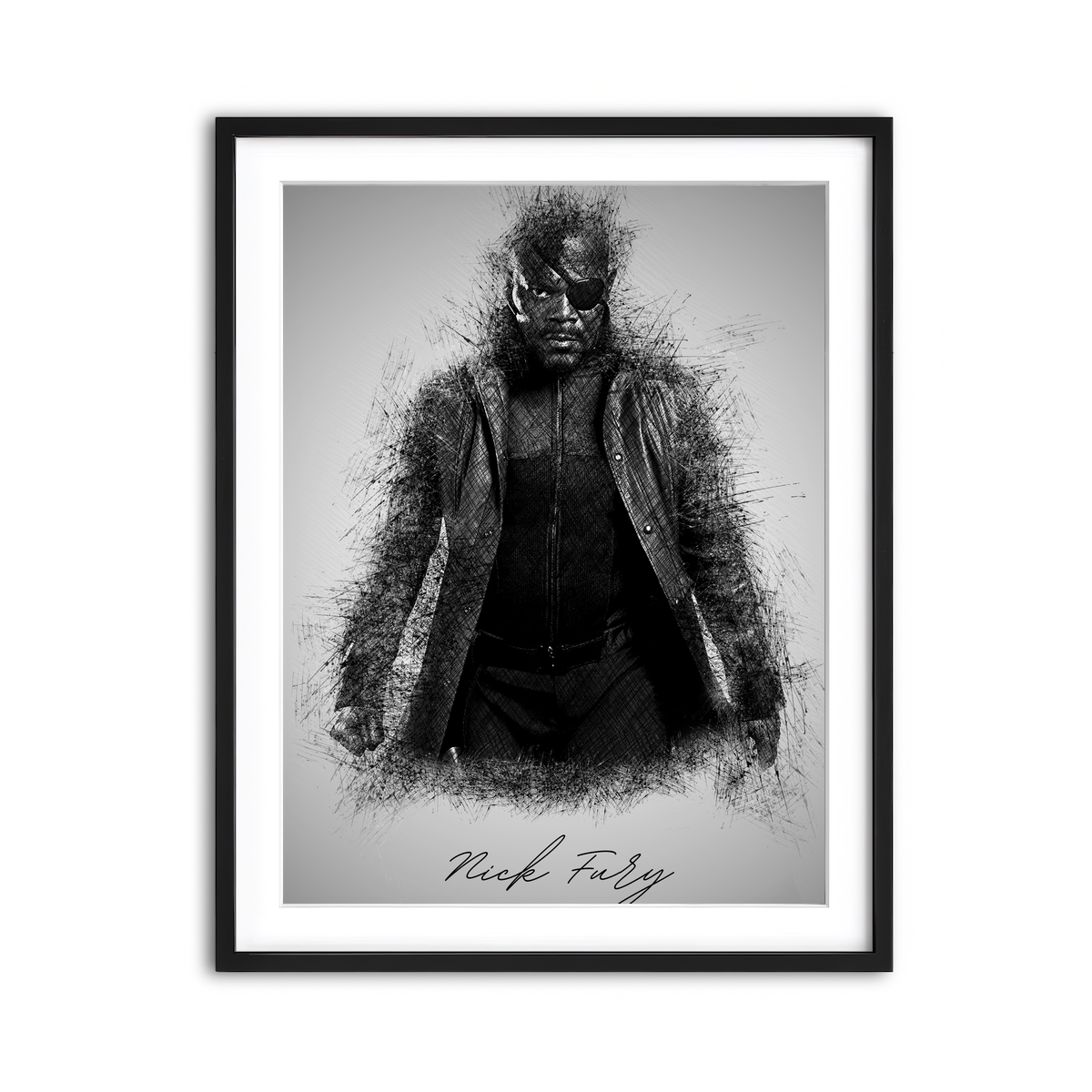 Framed Print 3x4 Black