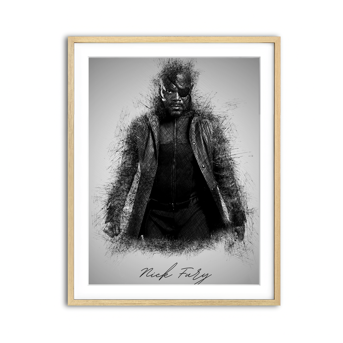 Framed Print 3x4 Natural