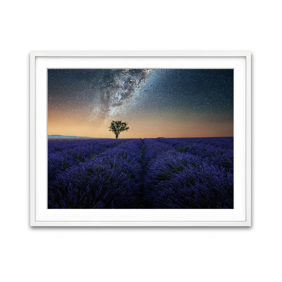 Framed Print 4x3 White