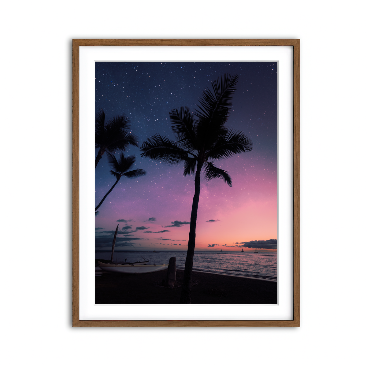 Framed Print 3x4 Walnut