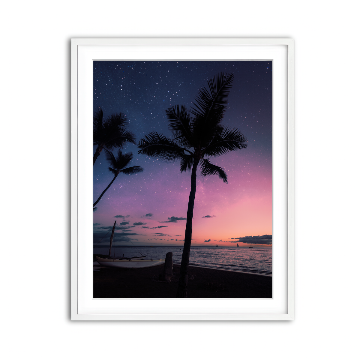 Framed Print 3x4 White