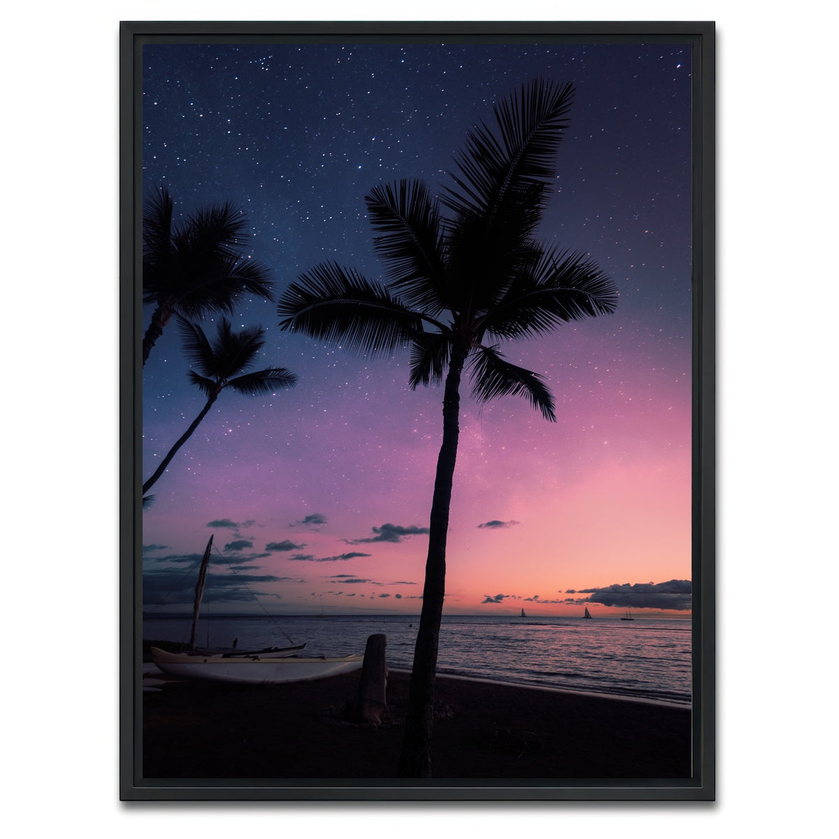 AUTO-MOCKUP WHITE | Night Wonder | 1 Piece | Black Framed Canvas | group=3x4