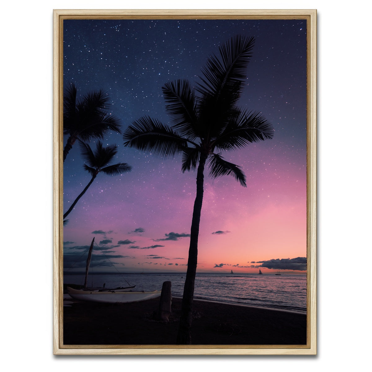 AUTO-MOCKUP WHITE | Night Wonder | 1 Piece | Natural Framed Canvas | group=3x4
