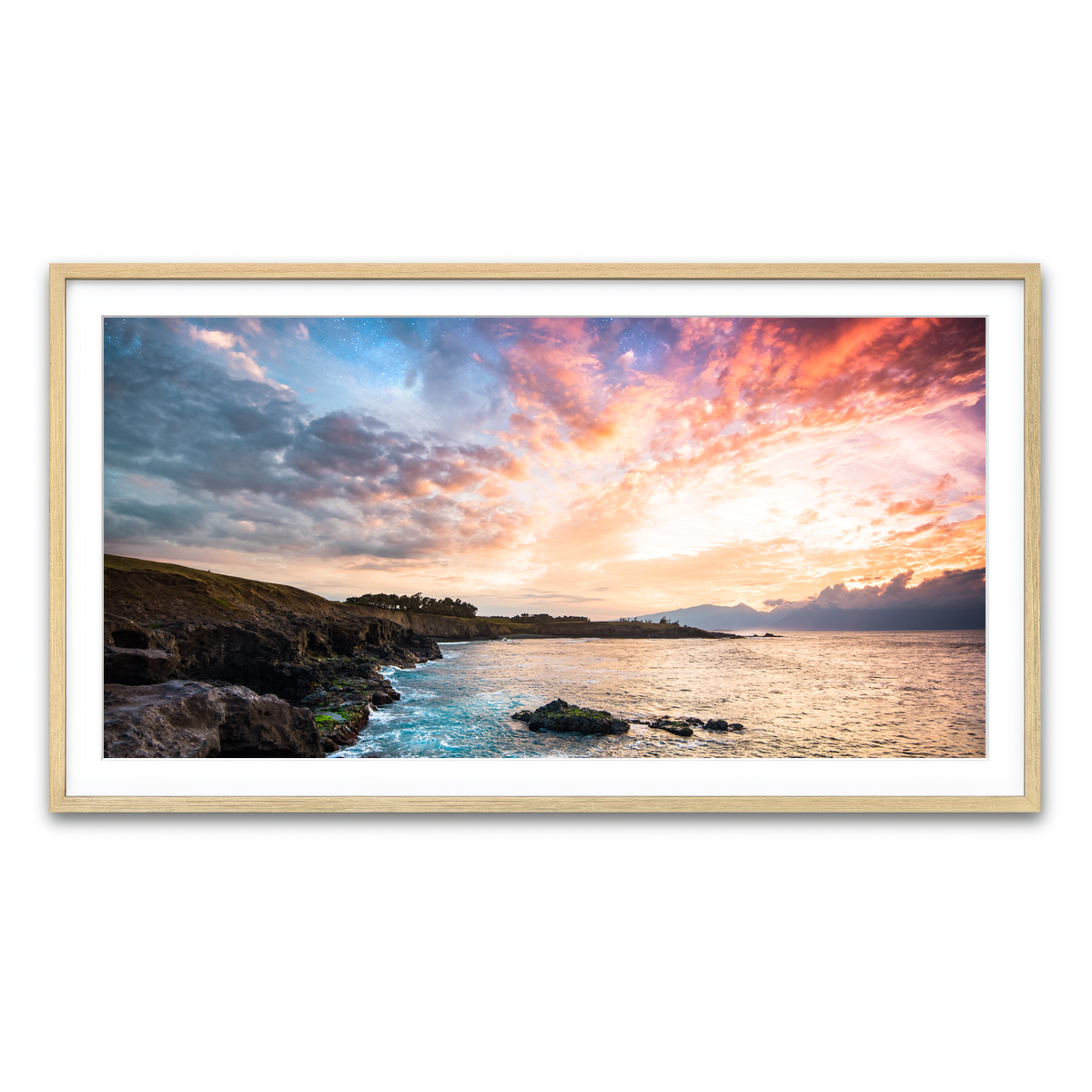 Framed Print 2x1 Natural