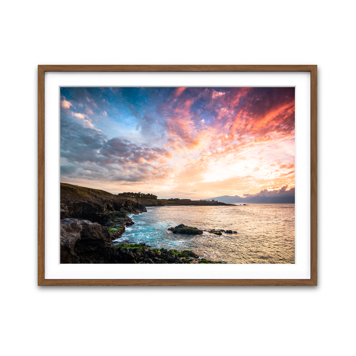 Framed Print 4x3 Walnut