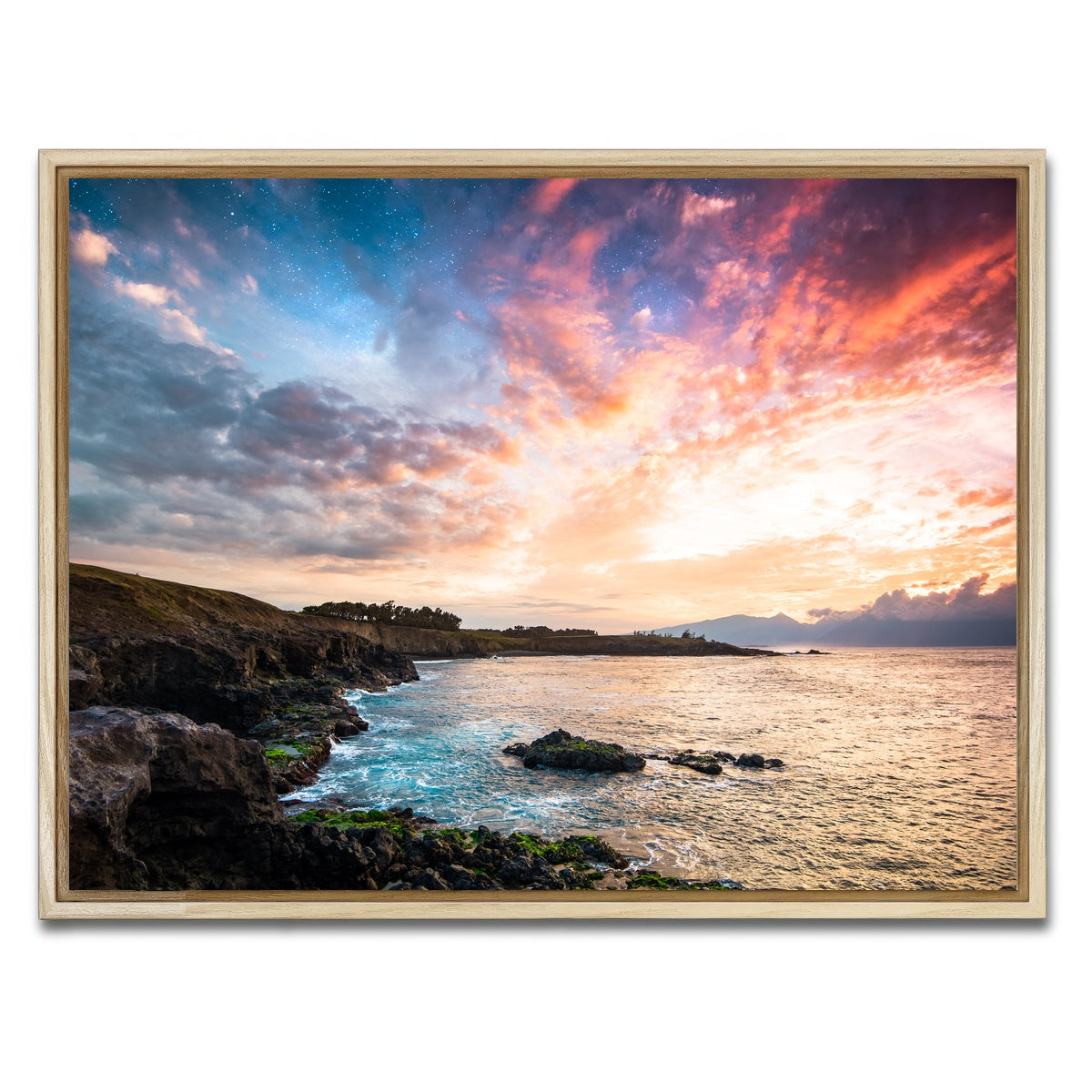 AUTO-MOCKUP WHITE | Night and Day | 1 Piece | Natural Framed Canvas | group=4x3