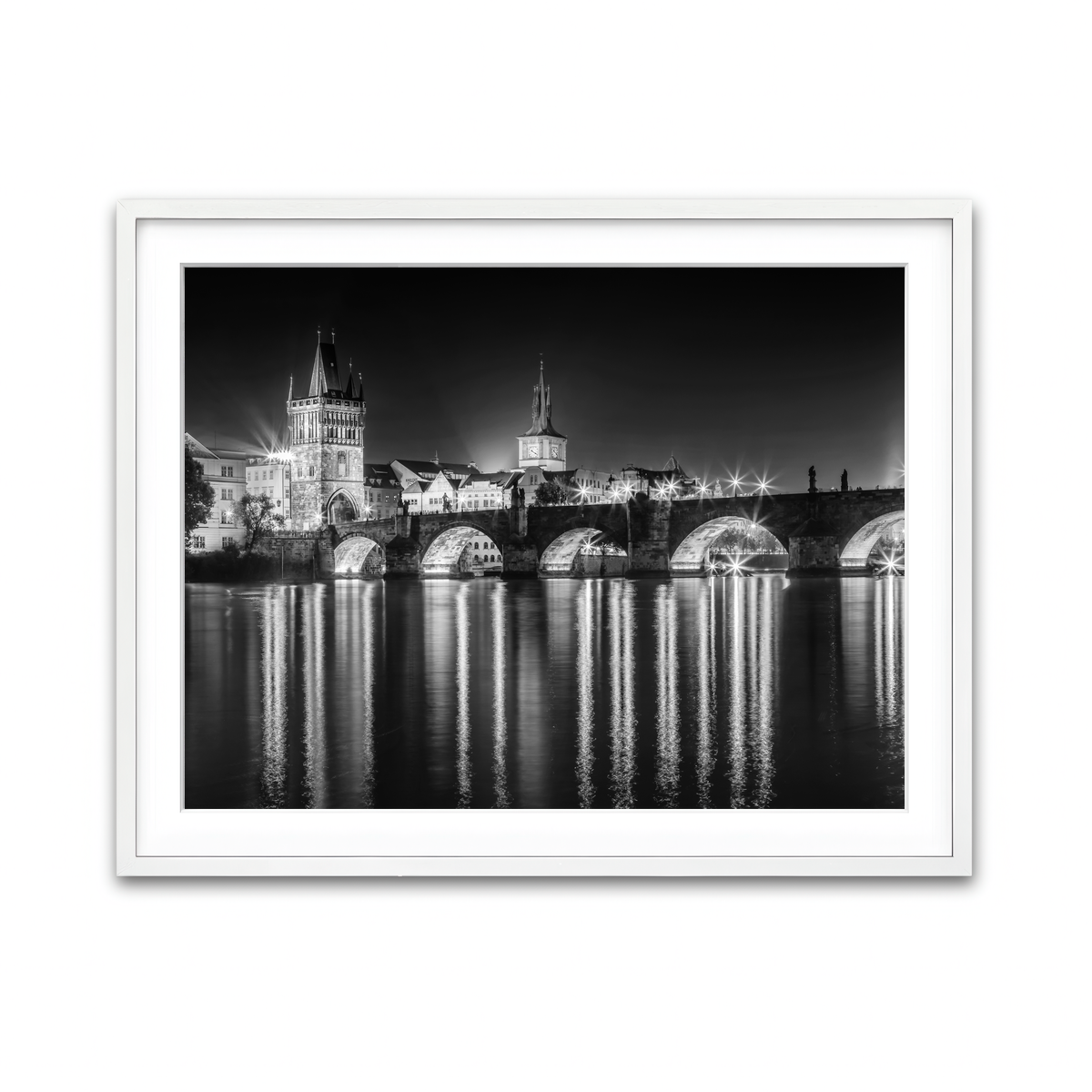 Framed Print 4x3 White