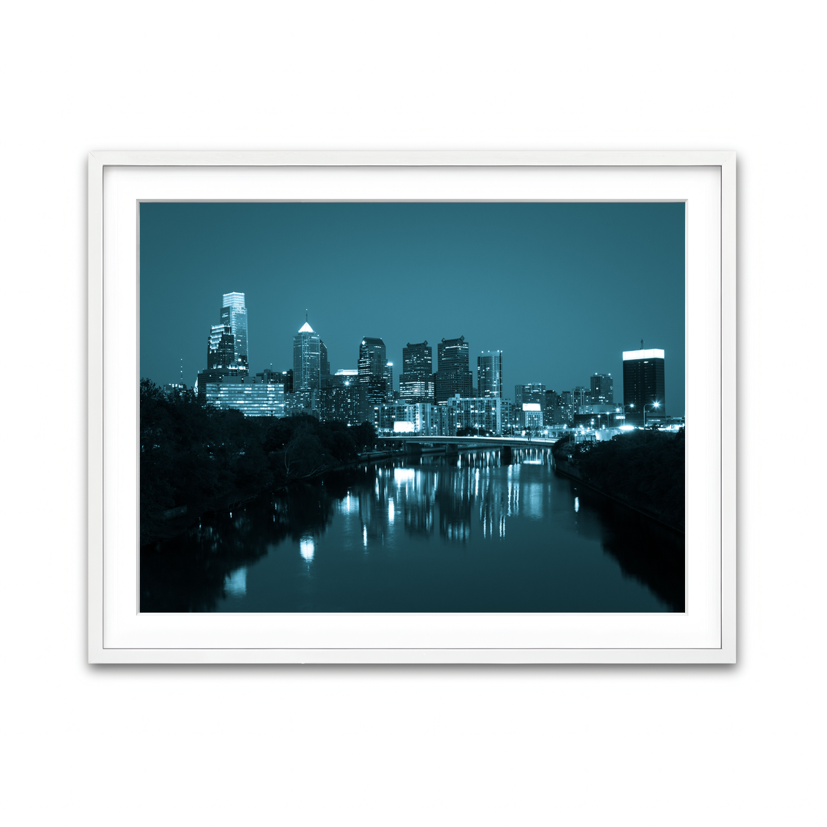 Framed Print 4x3 White