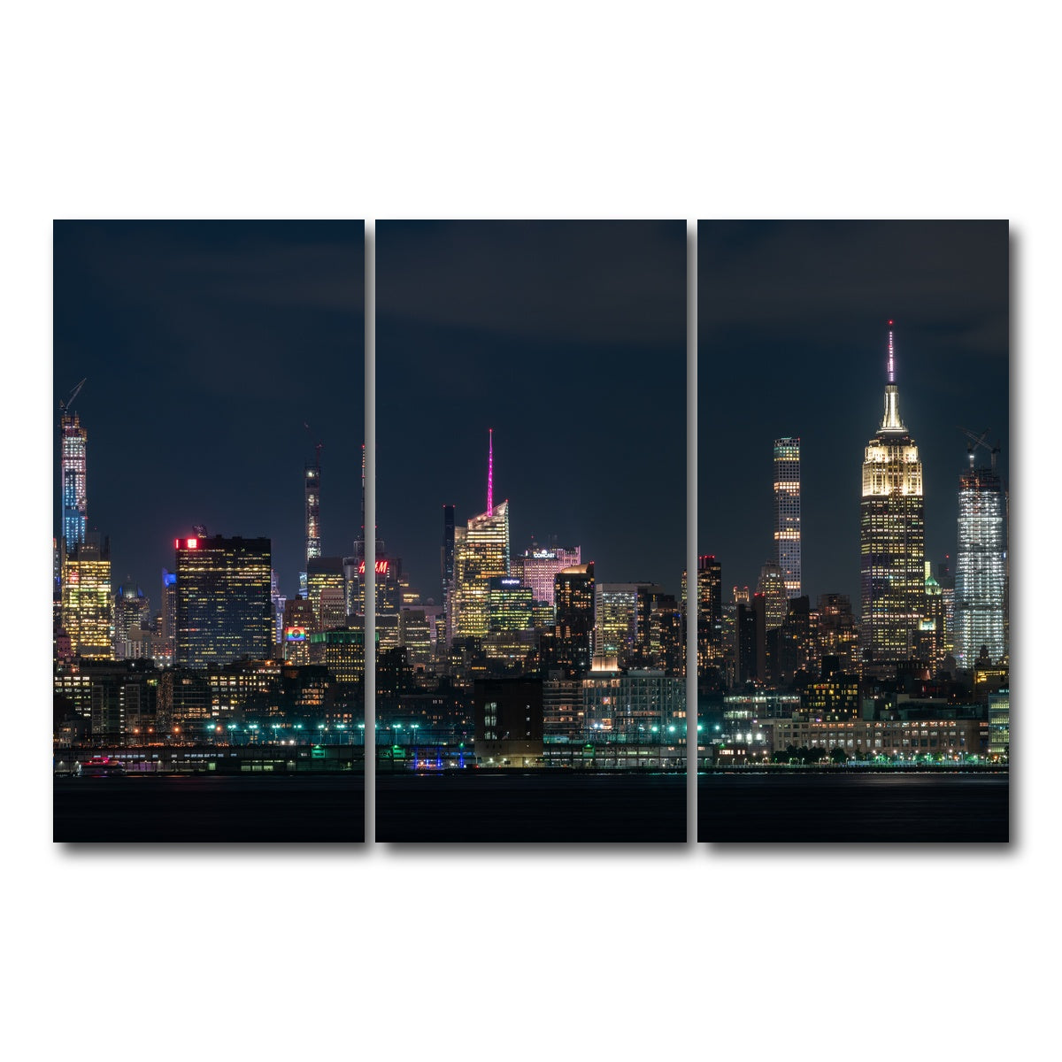 AUTO-MOCKUP WHITE | Nightlight | 3 Piece | Gallery Wrap Canvas | group=12x24