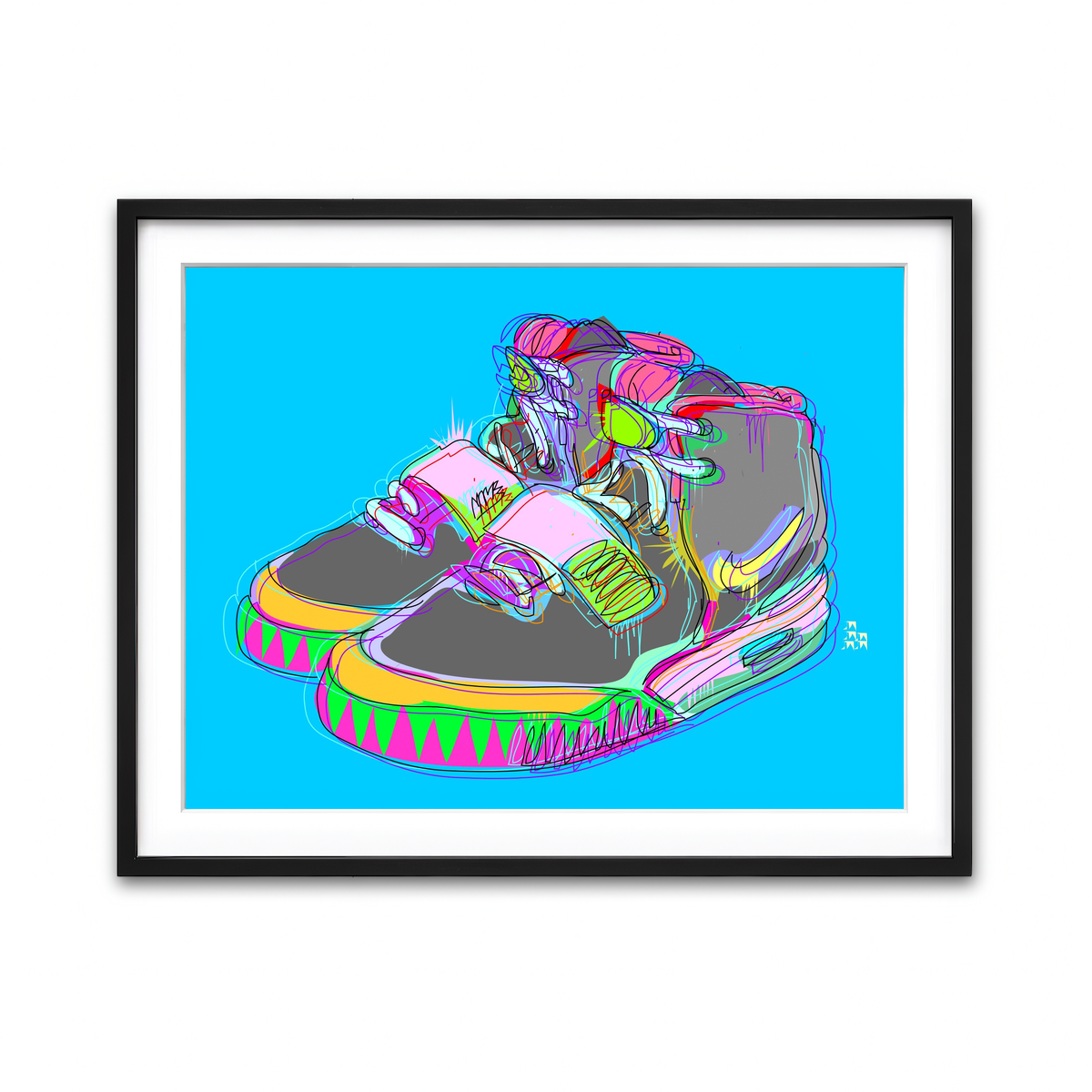 Framed Print 4x3 Black