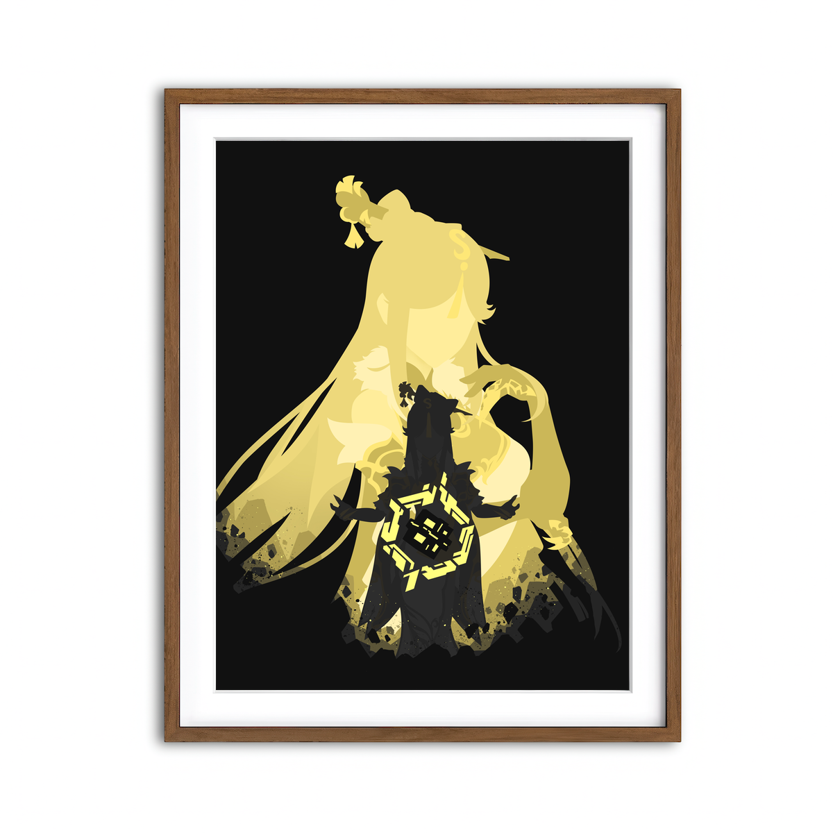 Framed Print 3x4 Walnut