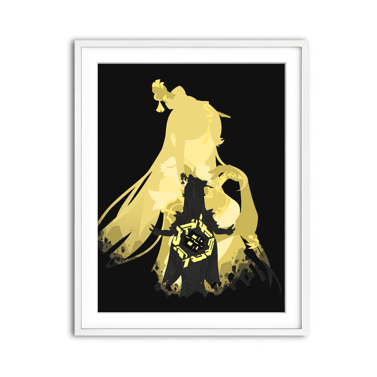 Framed Print 3x4 White