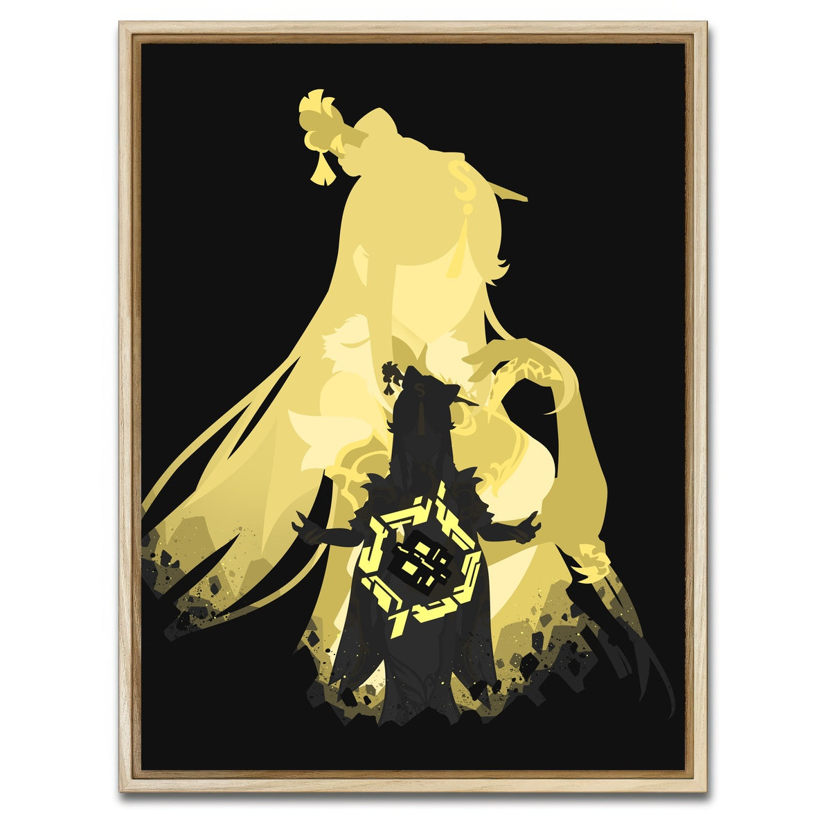 AUTO-MOCKUP WHITE | Ningguang | 1 Piece | Natural Framed Canvas | group=3x4