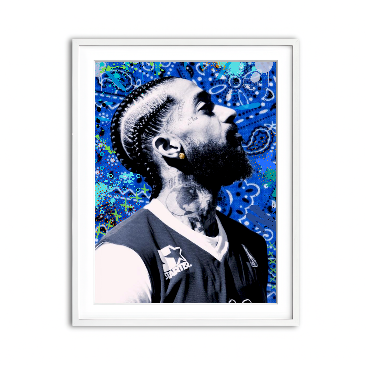 Framed Print 3x4 White